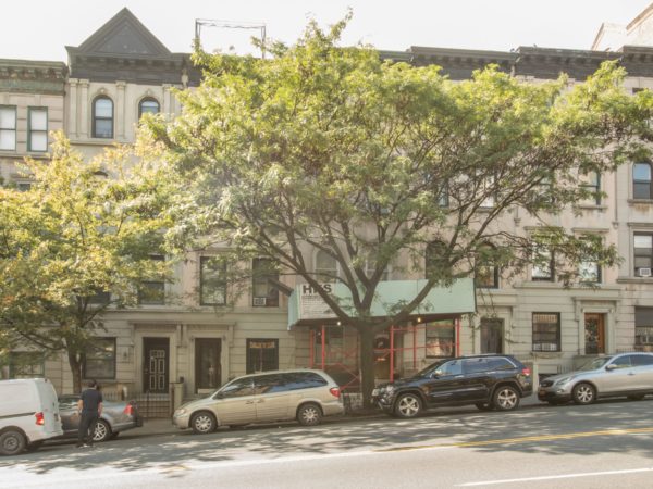 brownstone building up for sale at maltz auctions in new york