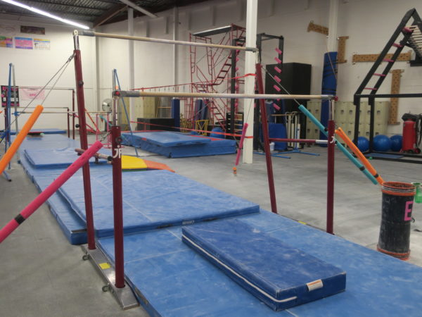 inside gymnastics facility for sale by maltz auctions in new york city
