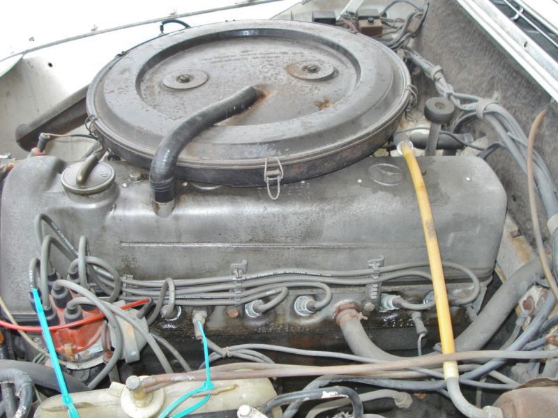 engine of vehicle for sale at maltz auto auctions