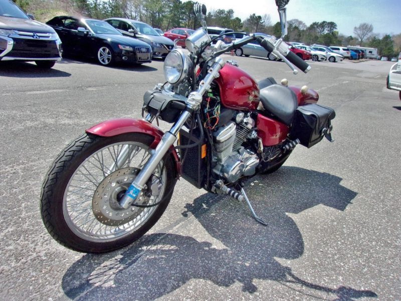 red motorcycle for sale by maltz auto auctions