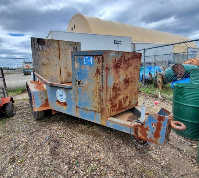 rusted trailer for sale at maltz auctions in new york city