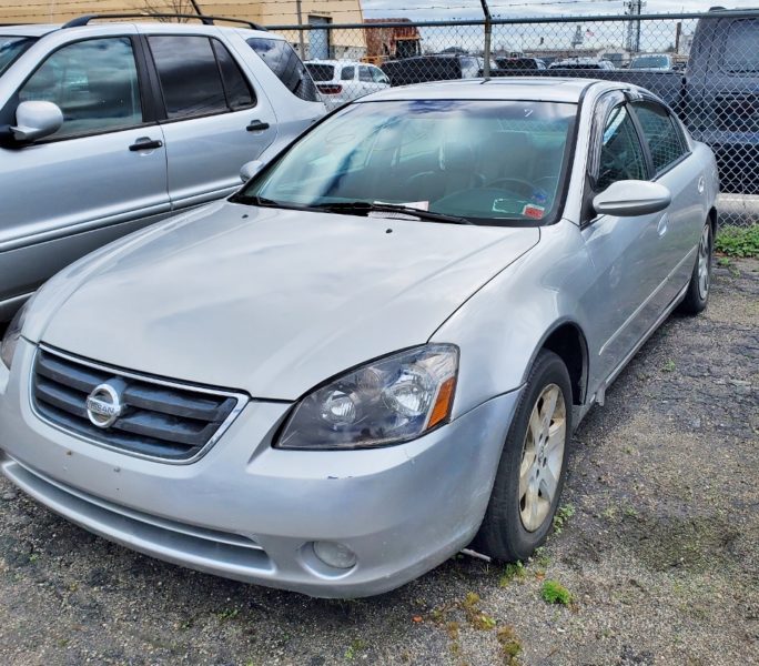silver nissan car for sale at maltz auto auctions in new york city