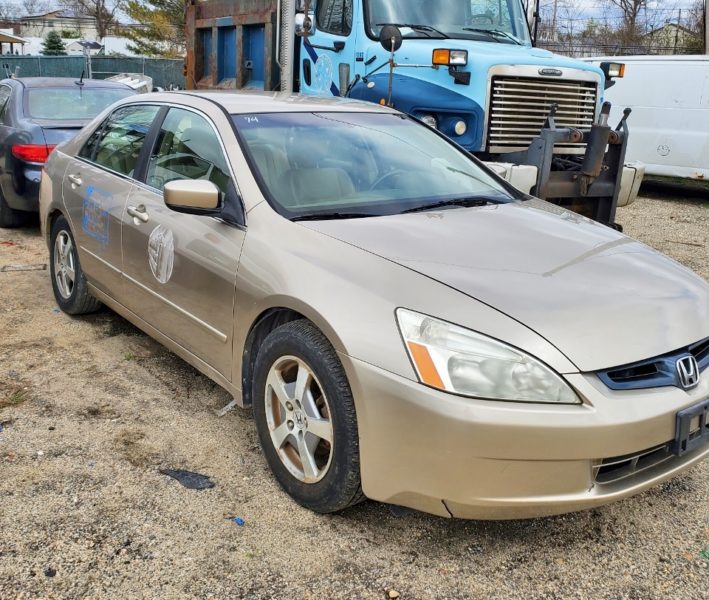 tan honda car for sale at maltz auctions in new york city