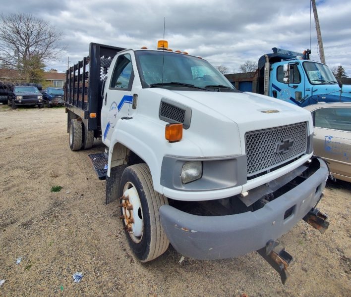 white ford equipment truck for sale at maltz auctions in new york