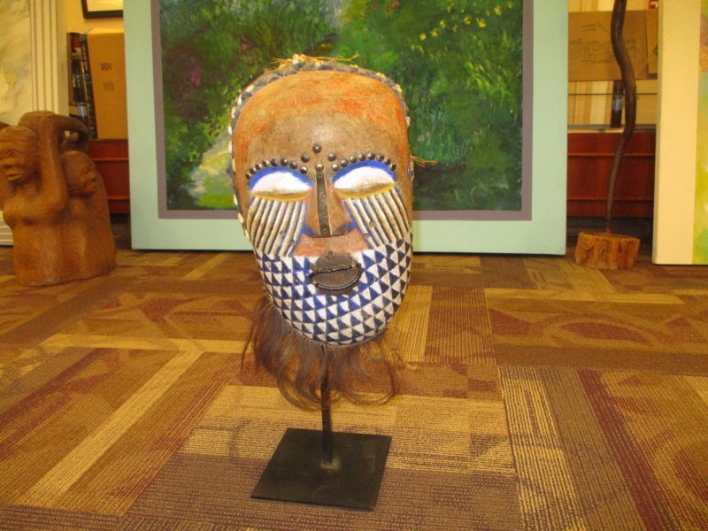 mask statue for sale at maltz auctions in new york city