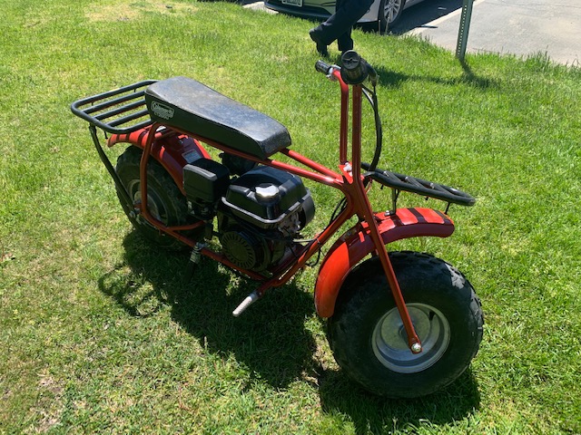 red motorized bike for sale at maltz auctions