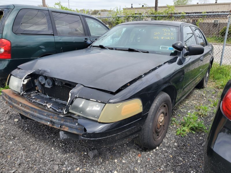 damaged black car for sale at maltz auto auctions in new york