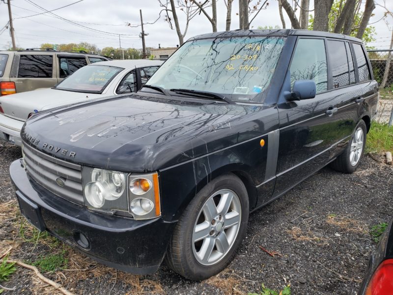 black damaged range rover for sale at maltz auto auctions in new york