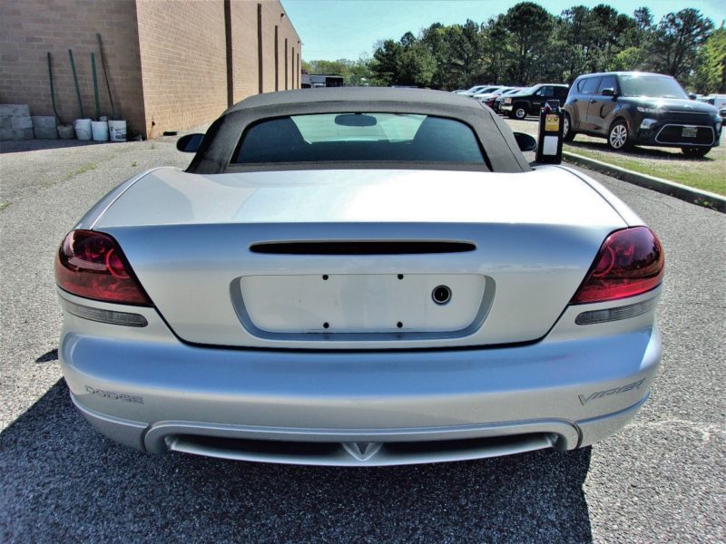 back of silver viper convertible for sale by maltz auto auctions