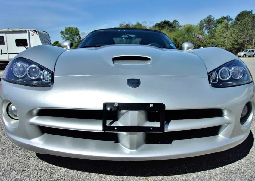 front of silver viper for sale by maltz auto auctions