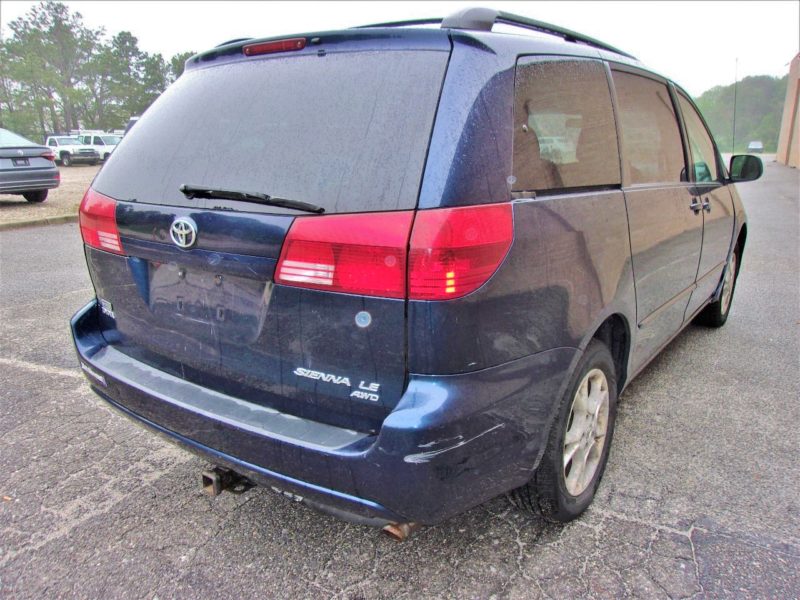 back of blue mini van for sale by maltz auctions in new york