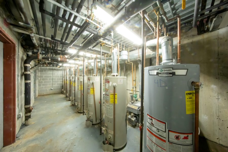 water heaters of 16 unit multifamily building for sale at maltz auctions
