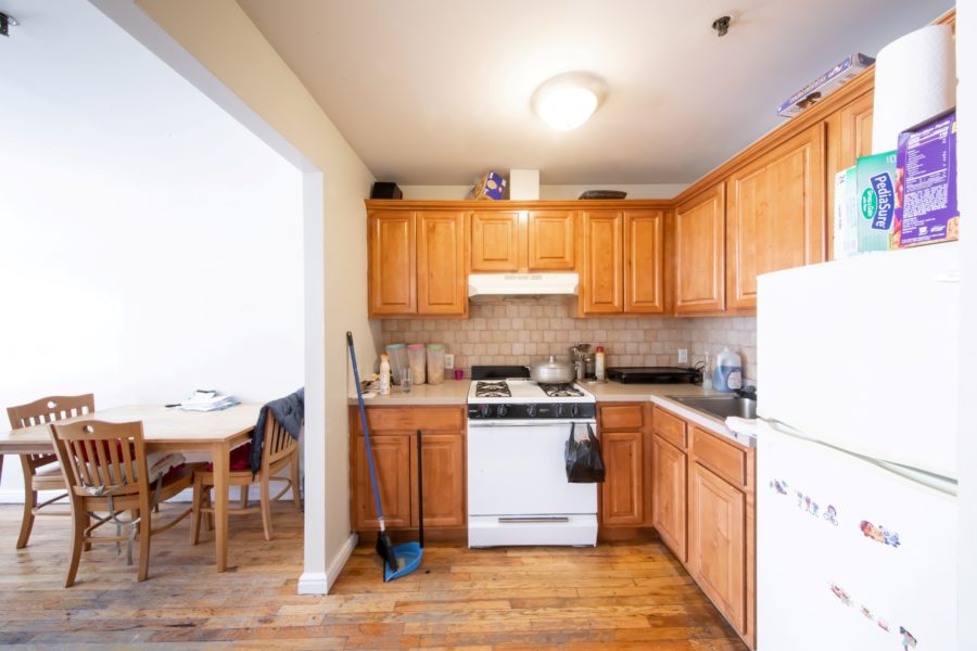 kitchen of 16 unit multifamily building for sale at maltz auctions
