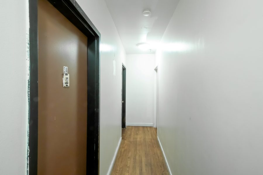 hallway of 16 unit multifamily building