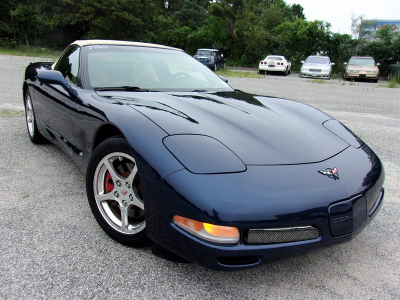 front of corvette for sale at auto auction - sell your car maltz auctions