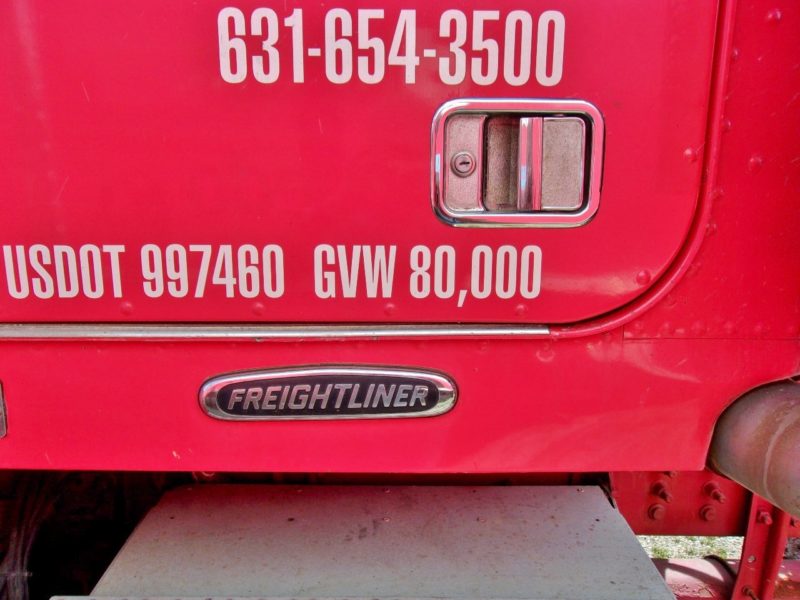 logo on truck for sale at maltz auctions in new york city