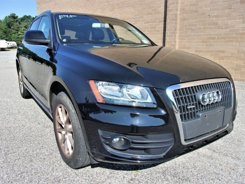 Black Audi car up for auto auction in NYC