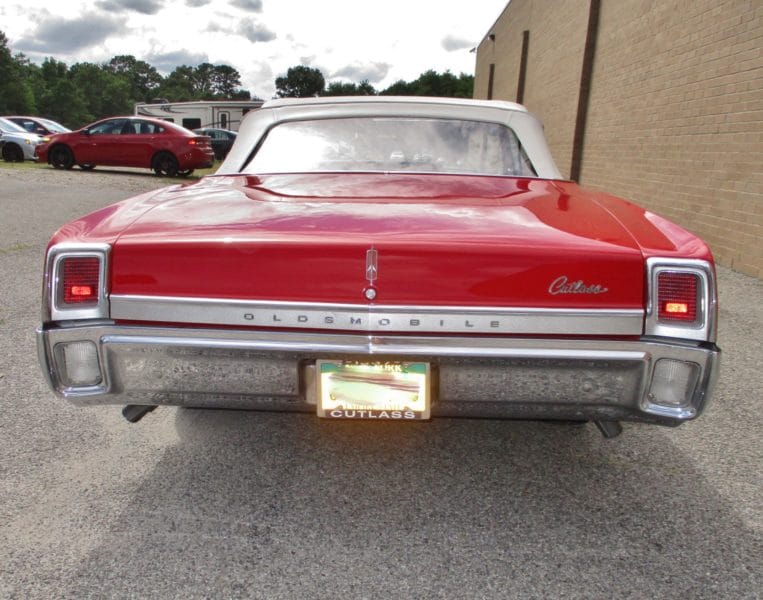 Back View of Vehicle Up for Auction at Maltz Auctions in New York