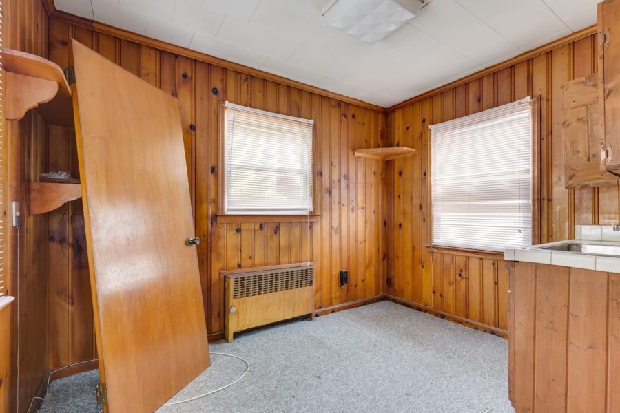 upstairs kitchen space of 4 bedroom home for sale at maltz auctions