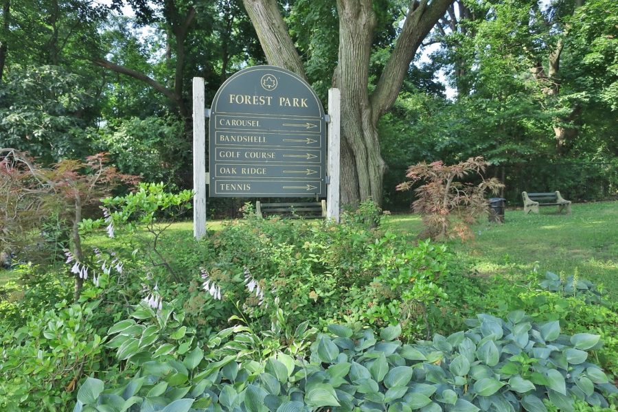 Forest Park sign in New York City