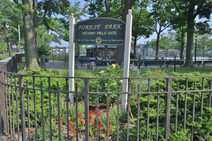 Forest park sign in New York City