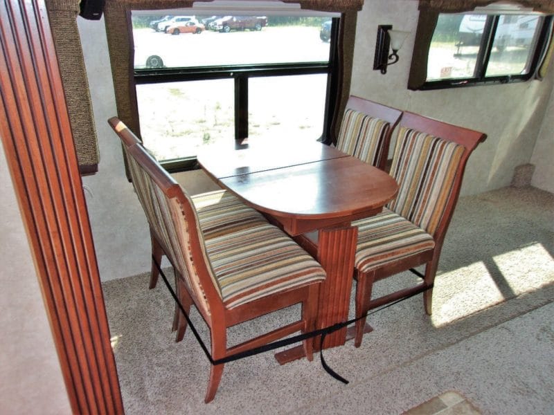 Dining area in small RV up for auction - find more private vehicles for sale at Maltz Auctions