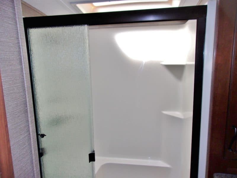 Shower of travel trailer - private sale of property at auction