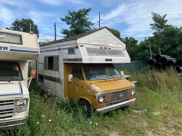 Old camper up for auction at Maltz Auctions in New York