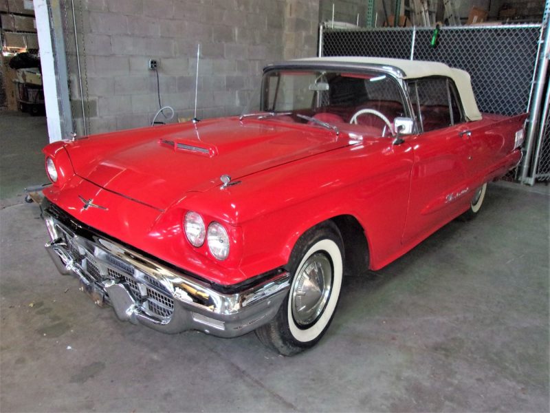 red thunderbird vehicle for sale at maltz auto auctions in new york city