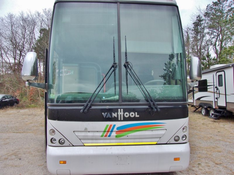 frontside of 2011 van hool touring bus vehicle for sale at maltz auto auction