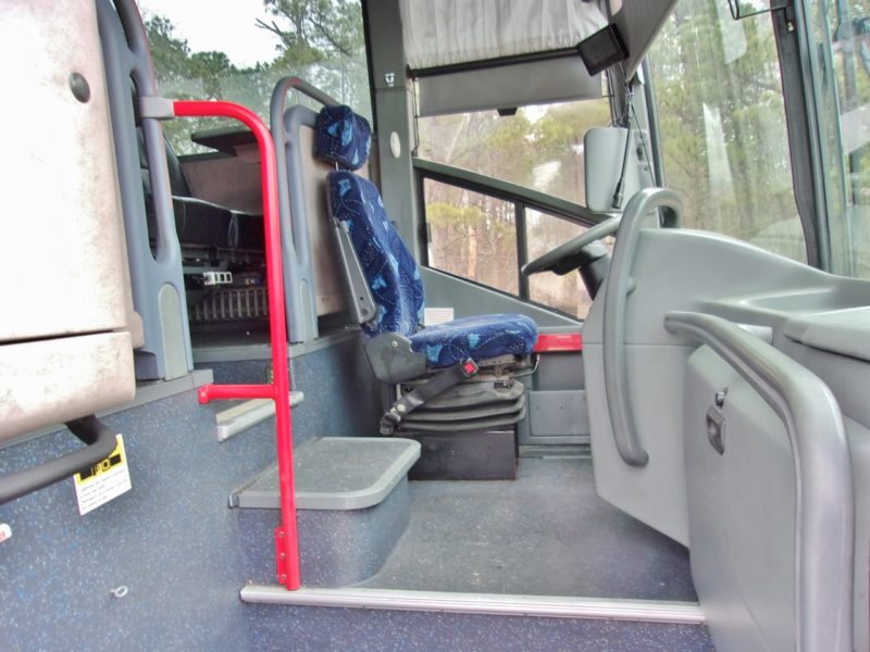 front interior of 2011 van hool touring bus for sale at auto auction