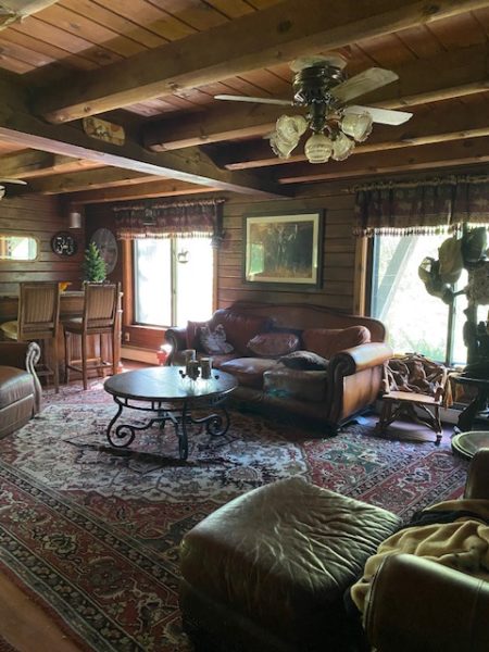 living room of 3 bedroom vacation home for sale at maltz auctions