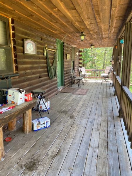 deck of home for sale at maltz auctions