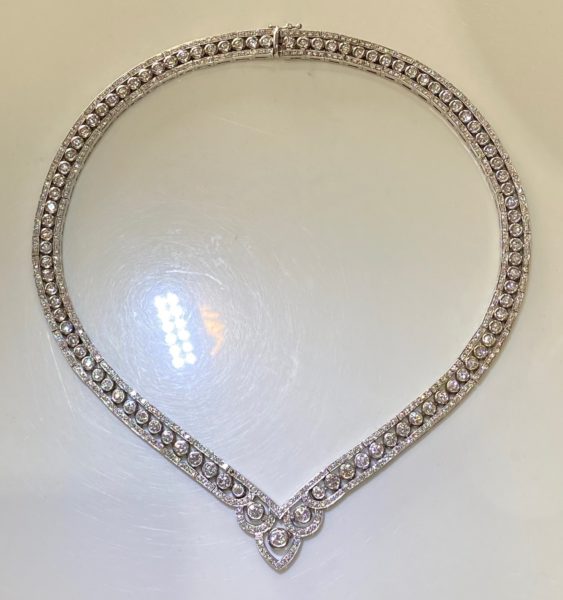 diamond necklace for sale at maltz jewelry auctions