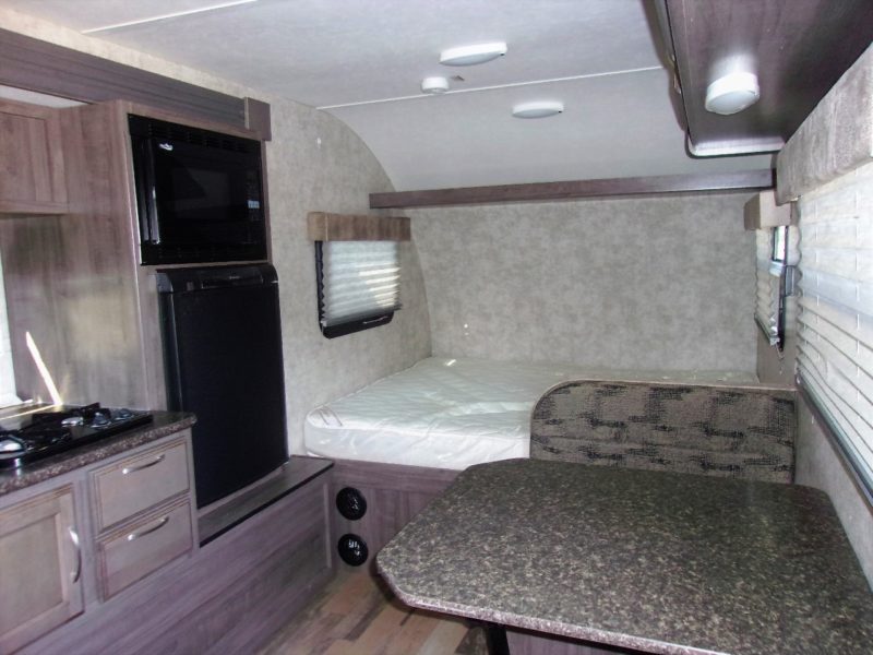 interior of trailer for sale at maltz auto auctions in new york city