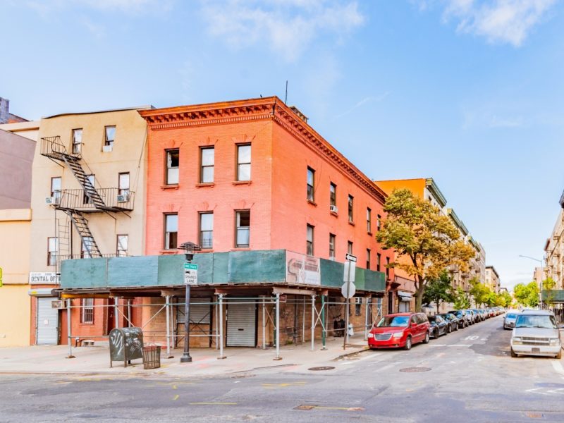 exterior of mixed use building for sale by maltz auctions
