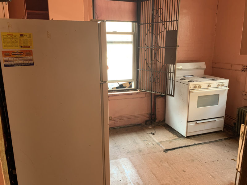 kitchen of mixed use building for sale by maltz auctions