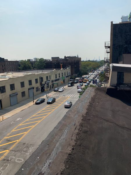 street view from roof of mixed use building for sale by maltz auctions
